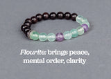 IamTra Stone Stack, Flourite: brings peace, mental order & clarity