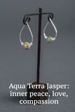 IamTra Hoops, Aqua Terra Jasper