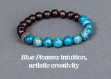 IamTra Stone Stack, Blue Picasso: intuition & artistic creativity