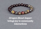 IamTra Stone Stack, Dragon Blood Jasper: brings joy to community interactions