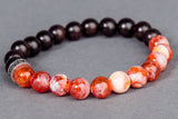 IamTra Stone Stack, Fire Agate: courage, protection, spiritual advancement