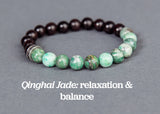 IamTra Stone Stack, Qinghai Jade: relaxation & balance