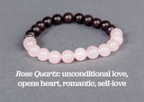 IamTra Stone Stack, Rose Quartz: unconditional love, opens heart, romantic, self-love