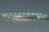 IamTra Quote Stack, The Beginning of Everything, F. Scott Fitzgerald, Aventurine