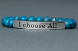 IamTra Quote Stack, I Choose All, Saint Therese, Blue Picasso